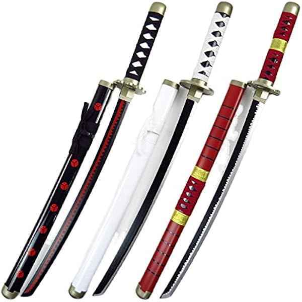 Amazon Co Jp ワンピース One Piece ロロノア ゾロ ゾロ 秋水 和道一文字 三代鬼徹 雪走 木製 刀 剣 武器 模造刀 模擬刀 道具 コスプレグッズ 子供用 ７７ｃｍ 秋水 ホビー 通販