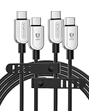 NTONPOWER USB Type C ケーブル 2m PD対応 60W 急速充電 usb-c ケーブル USB C to USB C 断線防止 高速転送 MacBook/iPad/Galaxy/Android スマホ タブレット 等対応 2本
