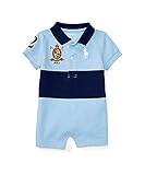 【RALPH LAUREN (ラルフ ローレン)】Baby コットン メッシュ ポロ ショートオール 9M（68～73ｃｍ）190618218468
