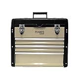 ミナトワークス 4段 ツールボックス TB-40 (サンド) 引き出し付き ベアリング付きレール