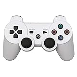 YWRB プレーステーション3ジョイスティックコンソール用デュアルショック3ジョイパッドControleのためにPCのためにSONY PS3コントローラ用のBluetoothワイヤレスゲームパッド (Color : White)