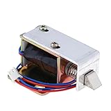 k-outdoor 電磁ロック 電動ドアロック用品 DC6V/12V/24V 引き出し 荷物 プッシュドア キャビネット 盗難防止 (24V)