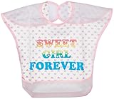 サンベビー 袖なしくるりん食事用エプロン ピンク ハート