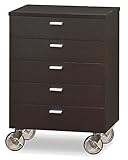 5段チェスト　フォルムII（ブラック・黒）　KNH-S6547-BK ケンホープ