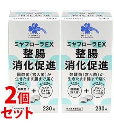 Amazon | メディズワン くらしリズム メディカル ミヤリサン製薬 メディズワン ミヤリサン製薬 ミヤフローラEX 420錠×4個セット
