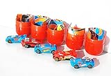 [ rustoyshop ] 5psc Cars Hot Wheels Toys Kinder Surprise inシェルパーティーFavorおもちゃFilled Easter Mini Figur