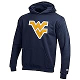 West Virginia Mountaineers Youthフード付きスウェットシャツネイビー