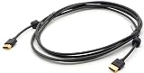 オーディオファン HDMIケーブル 3m 4K対応 スリム端子 HDMI2.0規格 18gbps 4K60Hz/HDR/3D/イーサネット対応 テレビ PS5/PS4/3 Switch ノイズ対策 フェライトコアつき 長さ 3.0m