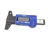 (Aideaz) 選べる デジタル デプスゲージ タイヤ溝 0.01 mm シンプル 精密 測定 (ブルー 金属針端)
