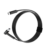 ALLVD ノートパソコン 充電ケーブル 65W USB-C PD対応 DELLノートパソコン PD 充電器 USB-C 変換アダプター電源 変換アダプタ USB Type-C （1.5M 黒）