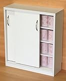 トイレラック　引戸タイプ　WH色