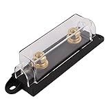 uxcell　ANLヒューズホルダー　1IN／1OUT　車用　153mm x 37.5mm x 43mm