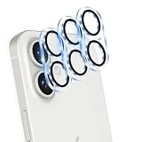 JCJCLY【3枚セット】 iPhone 16 Plus カメラフィルム レンズ 保護 フィルム カバー 全面保護 強化ガラス 硬度9H 耐衝撃 キズ防止 防指紋 高透過率 黒縁取り 露出オーバー防止 貼り付け簡単 気泡なし アイフォン16 プラス 対応JCIP16S3J