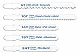 Century 6005 Tang Shank Bi-Metal Jig Saw Set, 5-Piece [並行輸入品]