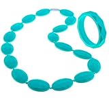 Beabies Teething Necklace for Mom to Wear and Bracelet/Bangle - Smart Baby Shower Gifts - Breastfeed