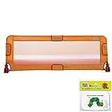 リトルプリンセス 伸縮式ベッドレール ベージュ Bitatto はらぺこあおむし付き