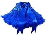 TUTU チュチュスカート12色揃ってとってもカラフル フリフリチュチュ tutu スカート (サイズ(XXL)120-130 ウエスト 54cm スカート丈 35cm, ブルー)