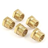 uxcell　低減ブッシング　ネジ減速機ブッシング　管継手　5個入り　9x12.5mm