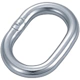 TRUSCO 楕円リンク ステンレス製 9mm 1個入 TOL9
