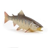 [猫神山] 山女魚 ヤマメ 川のサカナ 渓流 魚 フィギュア モデル ミニチュア 置物 インテリア コレクター 模型