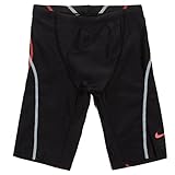 NIKE ナイキ キッズ・ジュニア男児用 ブランドスクール水着 sw1637 160cm ブラック×レッド