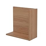 JKプラン Wallrest　壁に付けられる棚 壁掛けＬ型ラック（ホッチキスで簡単取り付け） ナチュラル FAP-0023-NA