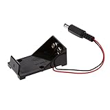 Dovewill Arduino 対応　9V電池ホルダー　ボックス　ケース　5.5 * 2.1mm 　DCプラグ付き　