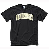 Vanderbilt Commodoresブラック太字アーチTシャツ M