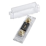 Dolity ANLヒューズホルダー　ヒューズボックス　分配ブロック　0 4 8 AWG　300A　インライン
