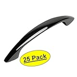 Cosmas 1387bnブラックニッケルキャビネットハードウェアハンドルプル – 3 "穴中心 – 25パック