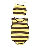 ベビー漫画ボディスーツ 3PCS Newborn Short Sleeve Bodysuit Romper + Hat + free scoks BB@JPZC01HK-0106
