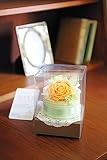 メッセージフラワー　ホールケーキ（オレンジ）　※花びらにメッセージが刻印出来ます ＜ 開業祝い 開店祝い 開院祝い リニューアルオープン祝いに＞