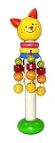 Hess木製ベビー玩具Cat Rattleスティック