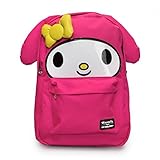 Loungefly My Melody Large Face Backpack (Pink) [並行輸入品]