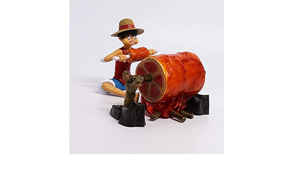 Amazon Co Jp 9cmワンピースアニメキャラクターシートモンキーd ルフィ肉フードスタティューアニメーションフィギュアモデル装飾コレクションギフト Adier おもちゃ