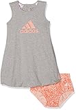アディダス(adidas) ベビー ワンピース （ショーツ付） MLS07 BP5315 Mグレーヘザー/Hコーラル 70