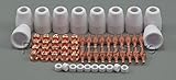60PCS PT-31 LG-40 Plasma Electrode Tip Nozzle Cutting Consumables For CUT50D CUT-40 CT-312 [並行輸入品]