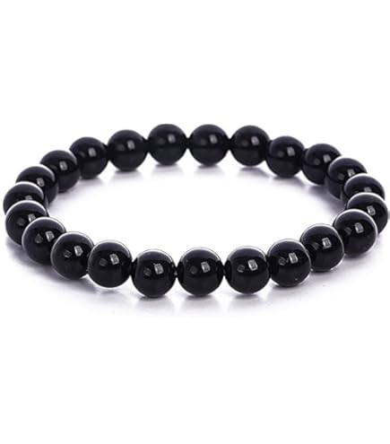 高波動セラミックス／密教 ☆ 結界と浄化 ブレスレット オニキス 内径15.6㎝ 高波動セラミックス／密教 ☆ 結界と浄化 ブレスレット オニキス 内径