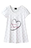 【 アウトレット 】 Angeliebe エンジェリーベ マタニティ パフスリーブ Aライン Tシャツ 妊婦服 産前 産後 半袖 L オフ 白 Ｘ ピンク