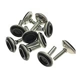 Saim 10個スクリューオンタイプ家具グライドレベリング足アジャスター8 x 28 x 35 mm