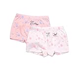 2つのセットのかわいい通気性の柔らかい赤ちゃんの女の子の下着パンティー、2-3年、カラフル