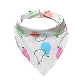 Tovadoo ベビー よだれかけ　コットンブレンド　プリント　可愛い　ファッション　出産祝い　ギフト 五色入　42*33*24cm　0-3歳