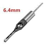 Sndy 6.4 mm 木工スクエアホールソードリルビットスクエア固着ノミドリルビット