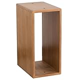 ライフスタイリングショップ オープン シェルフ 木製 組み合わせ ボックス 天然木 ナチュラル Cタイプ1個組 AN-295