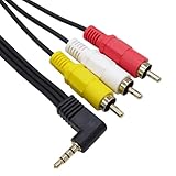 MaxLinker (マックスリンカー) CTIA配列 4極ミニプラグ-RCAオーディオ&ビデオ変換ケーブル 1.5m CTIA配列 4極3.5mm端子ーRCAオーディオ&ビデオ端子変換ケーブル (CTIA配列 1.5m)