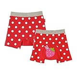 ホットビスケッツ(mikihouse)　おしりにモチーフ☆ベビーショートパンツ 80cm 赤(02)
