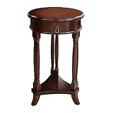 ソリッドウッドフラワーラックリビングルームコーヒーテーブルサイドテーブルラウンド引き出しテーブルインテリアテーブル2のレイヤーリビングルームストレージラックベッドルームベッドサイドテーブルデコレーショ