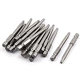 DealMux TT20 64.5ミリメートルロング六角シャンク金属磁性トルクスセキュリティドライバービットグレー20枚