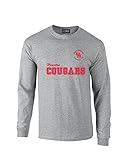 NCAA unisex-adult防縮加工長袖Tシャツ グレイ