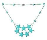 ComfyBaby Beads 'Falling Stars' Silicone Teething Necklace BPA Free - Sea of Turquoise by ComfyBaby 
